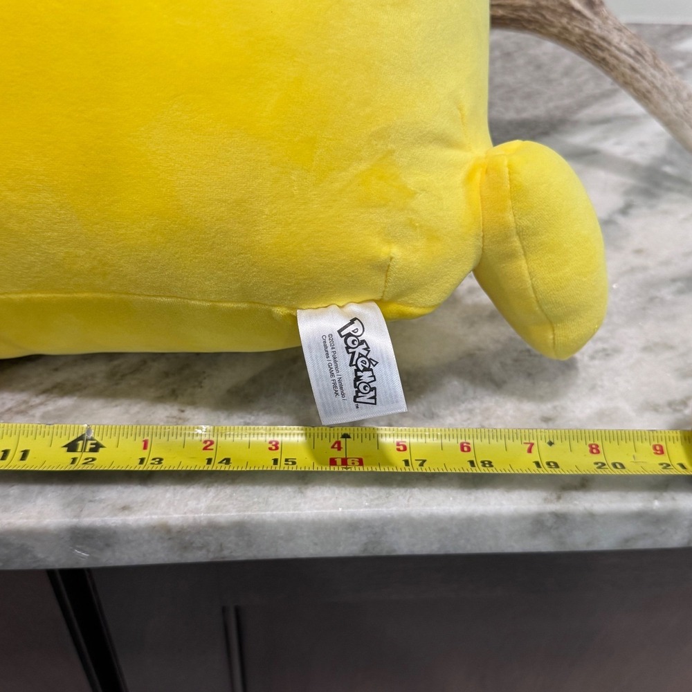 Pokemon Pikachu Sleeping Plush 18" Jazwares PKW4279 Yellow Stuffed Animal NWT - Picture 5 of 10